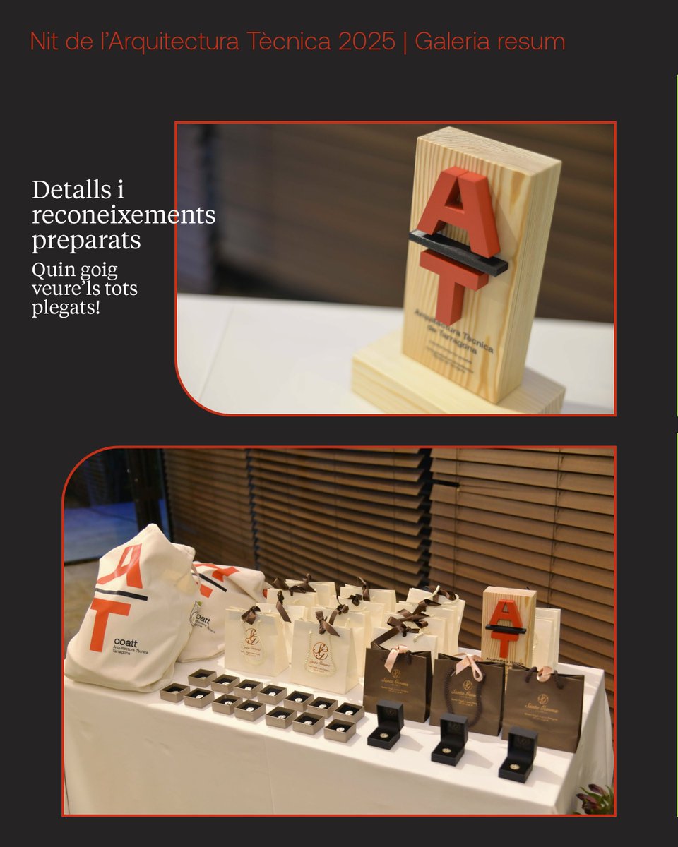 coattarragona's tweet image. 👥 Ens van acompanyar representants d’altres col·legis professionals, autoritats i entitats del sector, reafirmant la importància de l’Arquitectura Tècnica en la construcció d’un territori més segur, eficient i compromès amb la qualitat.

#Tarragona #COATT #COATTarragona