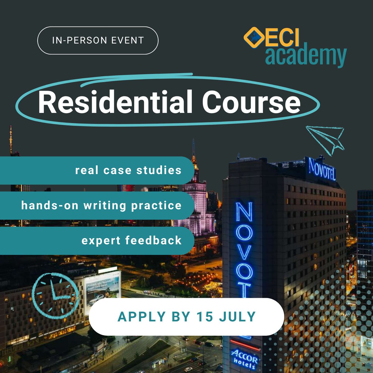 Organisation of European Cancer Institutes (@oeci_eeig) on Twitter photo What makes this course stand out? It’s hands-on.
✔️ Real case studies
✔️ Writing practice
✔️ Expert feedback
🎓 Join us in Warsaw for the #OECIAcademy Residential Course, 8–10 Oct 2025.
50 bursaries available!👤<a href="/chiaragabbi1/">Chiara Gabbi</a>
🔗 Apply by 15 July: oeci.eu/OeciAcademy.as… What makes this course stand out? It’s hands-on.
✔️ Real case studies
✔️ Writing practice
✔️ Expert feedback
🎓 Join us in Warsaw for the #OECIAcademy Residential Course, 8–10 Oct 2025.
50 bursaries available!👤<a href="/chiaragabbi1/">Chiara Gabbi</a>
🔗 Apply by 15 July: oeci.eu/OeciAcademy.as…