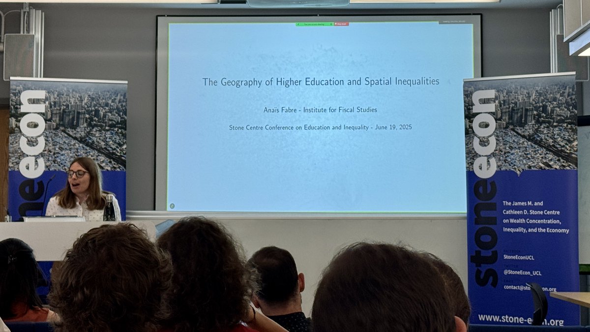 StoneEcon_UCL's tweet image. The Stone Centre conference on Education and Inequality is underway, bringing together top economic minds to explore 12 papers across eight sessions.