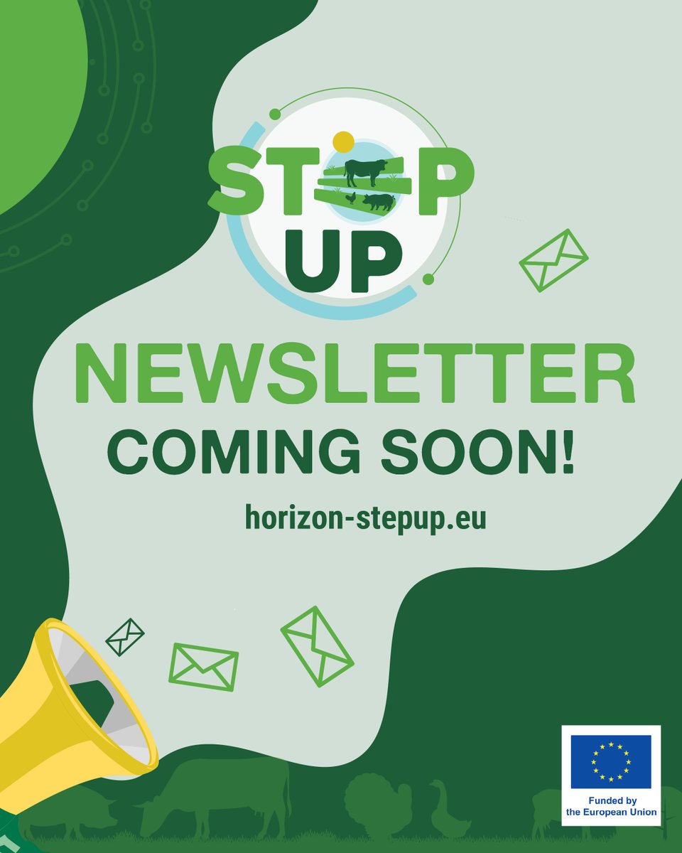 🌟 Coming Soon: STEP UP Newsletter #3! Don’t miss out—sign up now to stay informed and be part of the transition toward more sustainable food systems!
👉horizon-stepup.eu

#STEPUP #HorizonEurope #ResearchImpactEU