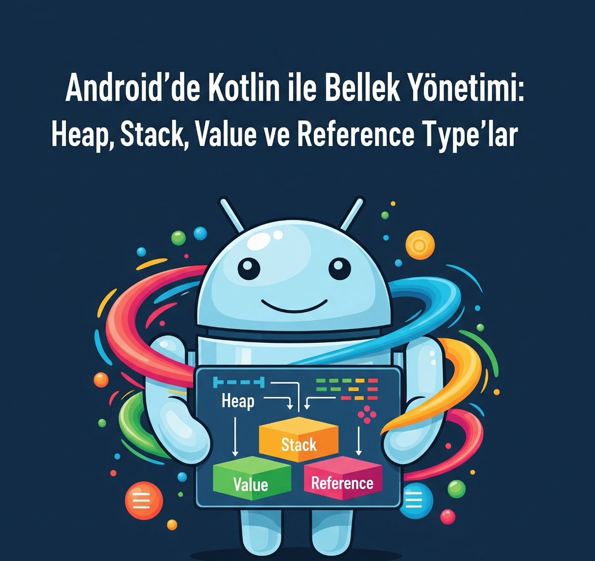 nisaefendioglu's tweet photo. Android ile Bellek Yönetimi: Heap, Stack, Value ve Reference Type'lar  👀
Makale Linki 👉 https://t.co/BUwImr16B4 https://t.co/qezCjWH0qj