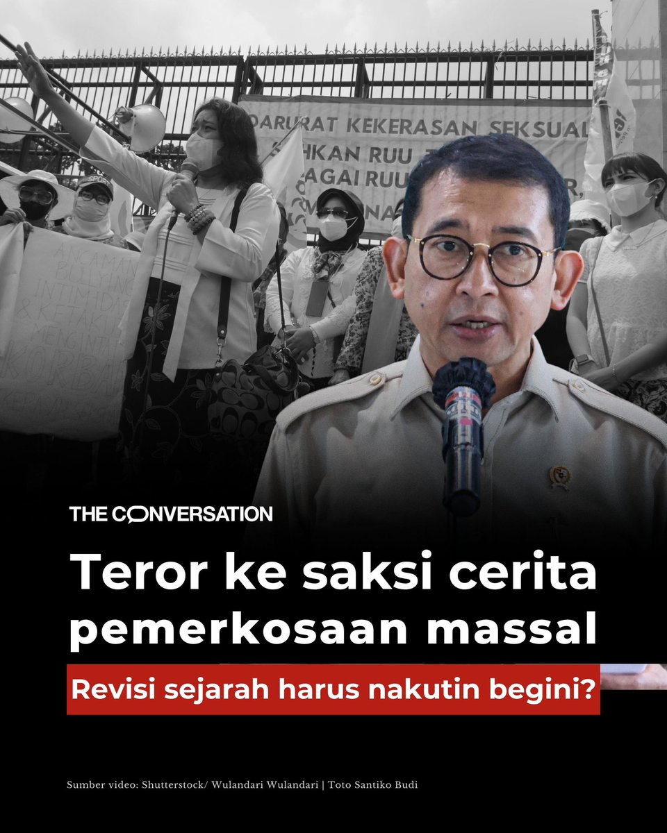 ConversationIDN's tweet photo. Enggak minta maaf, malah ada teror ke aktivis. 🧐

Mau klarifikasi apa lagi, Pak Menteri?

#TheConversationIndonesia https://t.co/nxn94OVod7