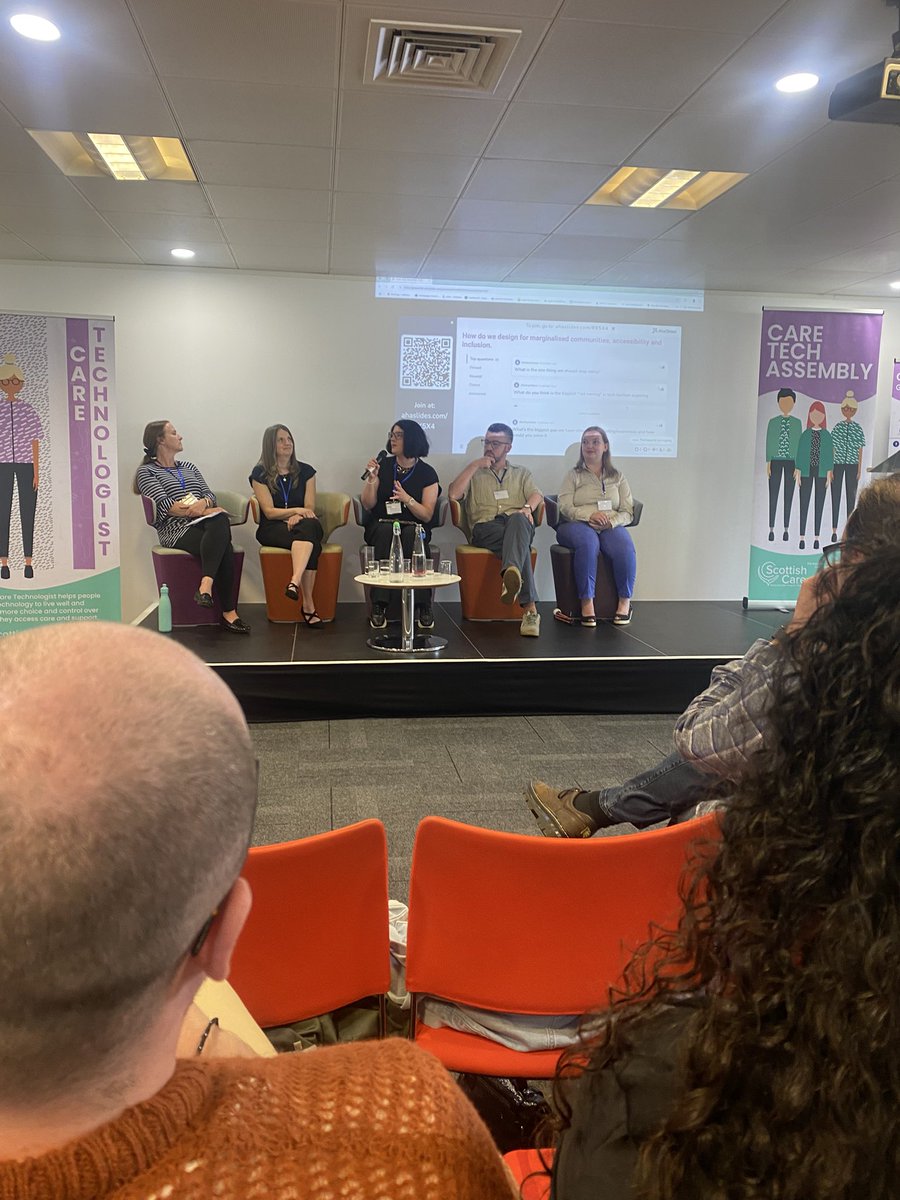 Great presentation on accessibility from the panel at the Care TEC assembly. #caretecassembly #accessibility