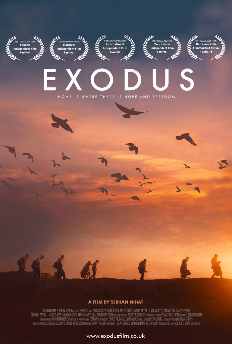 🎬 EXODUS – a true story of survival, hope &amp; resilience – launches 20 June on all major digital platforms.
Amazon Prime | Apple TV | YouTube TV | Google Play | Vimeo on Demand