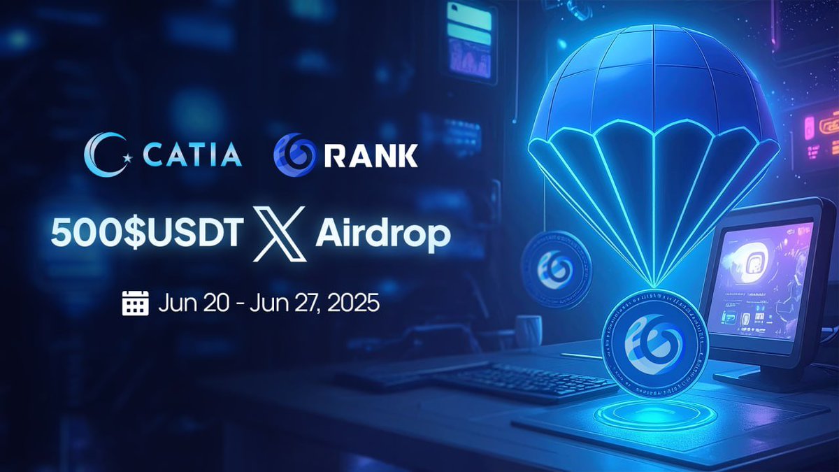 Catia (@wearecatia) on Twitter photo ๐Rank Giveaway On Catia!
๐
Duration: June 20 โ June 27
๐Reward: $500 USDT
๐Winners: 50 lucky participants
๐ง How to Join:
- Like and retweet this post
- Follow <a href="/redkitepad/">Red Kite Launchpad</a> & <a href="/ranktrading/">Rank</a> + Tag 2 friends
- Fill out this form: forms.gle/xaqCJpFf6Y4zQsโฆ
Do not miss your chance!๐ ๐Rank Giveaway On Catia!
๐
Duration: June 20 โ June 27
๐Reward: $500 USDT
๐Winners: 50 lucky participants
๐ง How to Join:
- Like and retweet this post
- Follow <a href="/redkitepad/">Red Kite Launchpad</a> & <a href="/ranktrading/">Rank</a> + Tag 2 friends
- Fill out this form: forms.gle/xaqCJpFf6Y4zQsโฆ
Do not miss your chance!๐
