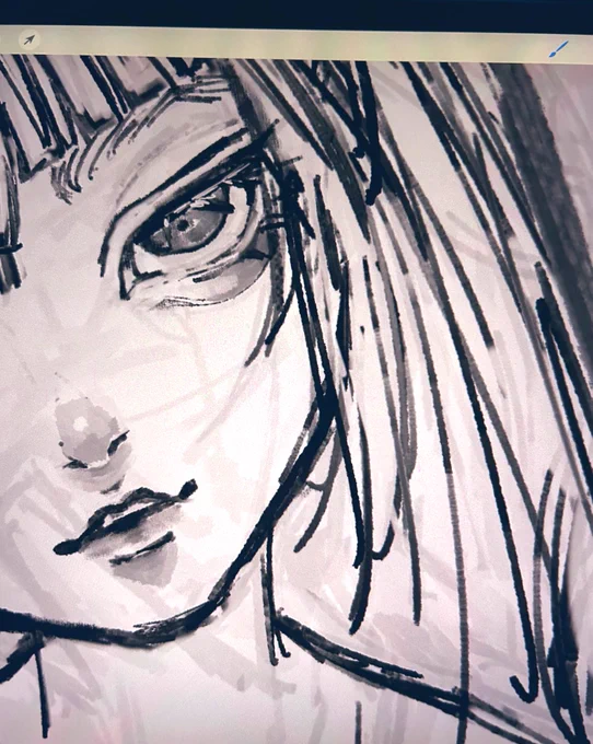 #イラスト #wip 今日もあつかったですね
