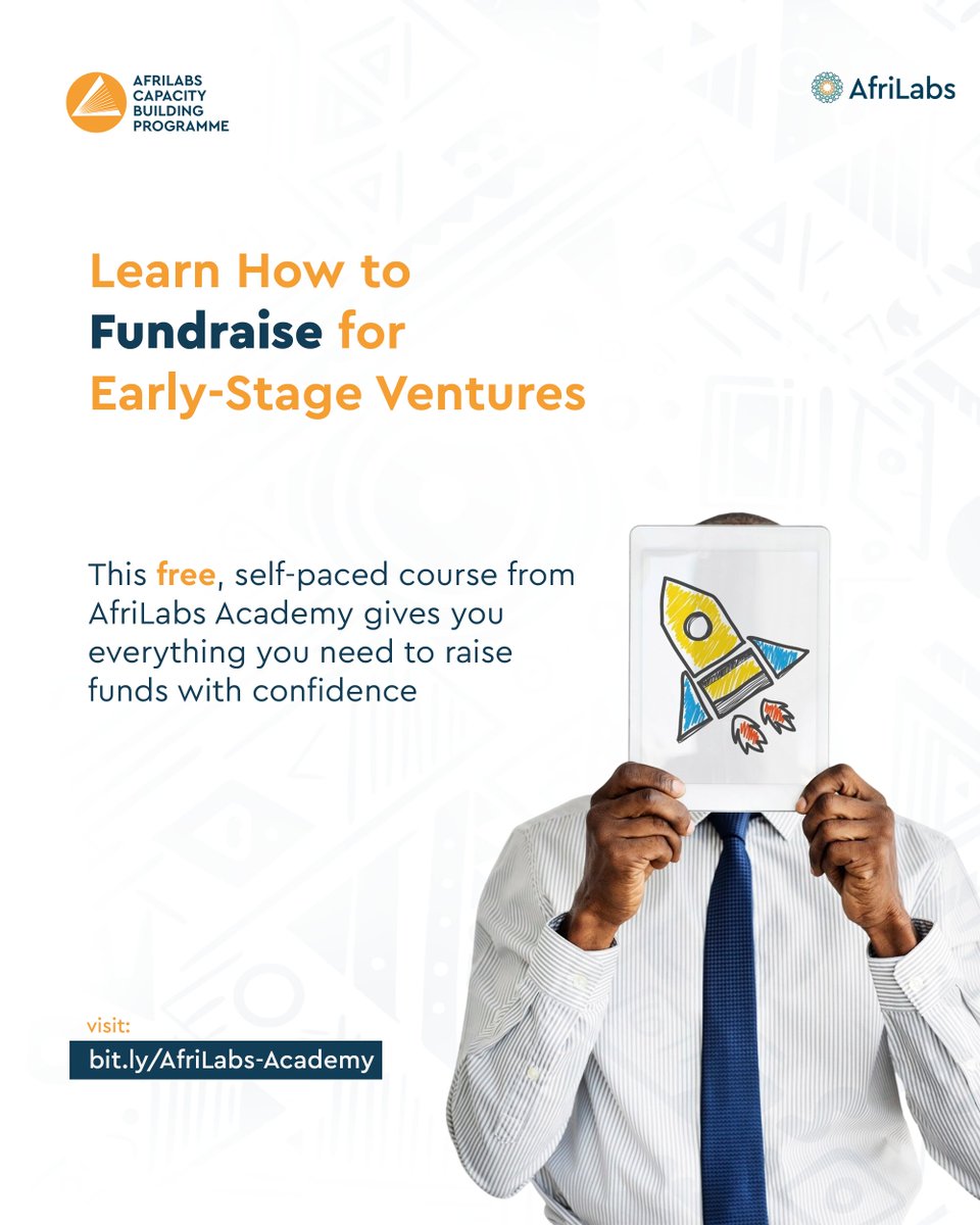 🚀 Ready to fundraise for your early-stage venture?

Learn the essentials: financing, legal docs, and investor strategy.

100% free | Self-paced | African-focused

▶️ Enroll now: Bit.ly/AfriLabs-Acade…

#AfriLabsAcademy #StartupFunding #EarlyStageVentures #FreeLearning