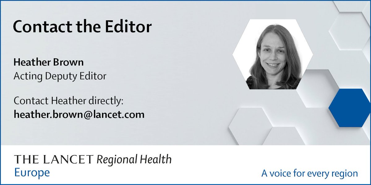 LancetRH_Europe's tweet image. Attending the European Academy of Neurology congress later this week? Heather Brown, Acting Deputy Editor of @LancetRH_Europe (on secondment from @TheLancetNeuro), welcomes queries from #EAN2025 attendees. Learn more about @LancetRH_Europe here: hubs.li/Q01RzHw-0