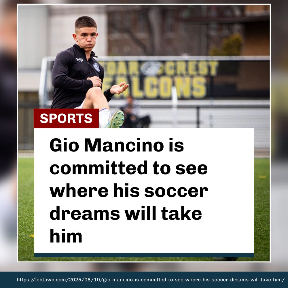 Cedar Crest graduate Gio Mancino's stint with Harrisburg's Capital City Islanders is an initial step in his pursuit of a professional soccer career. lebtown.com/2025/06/19/gio…