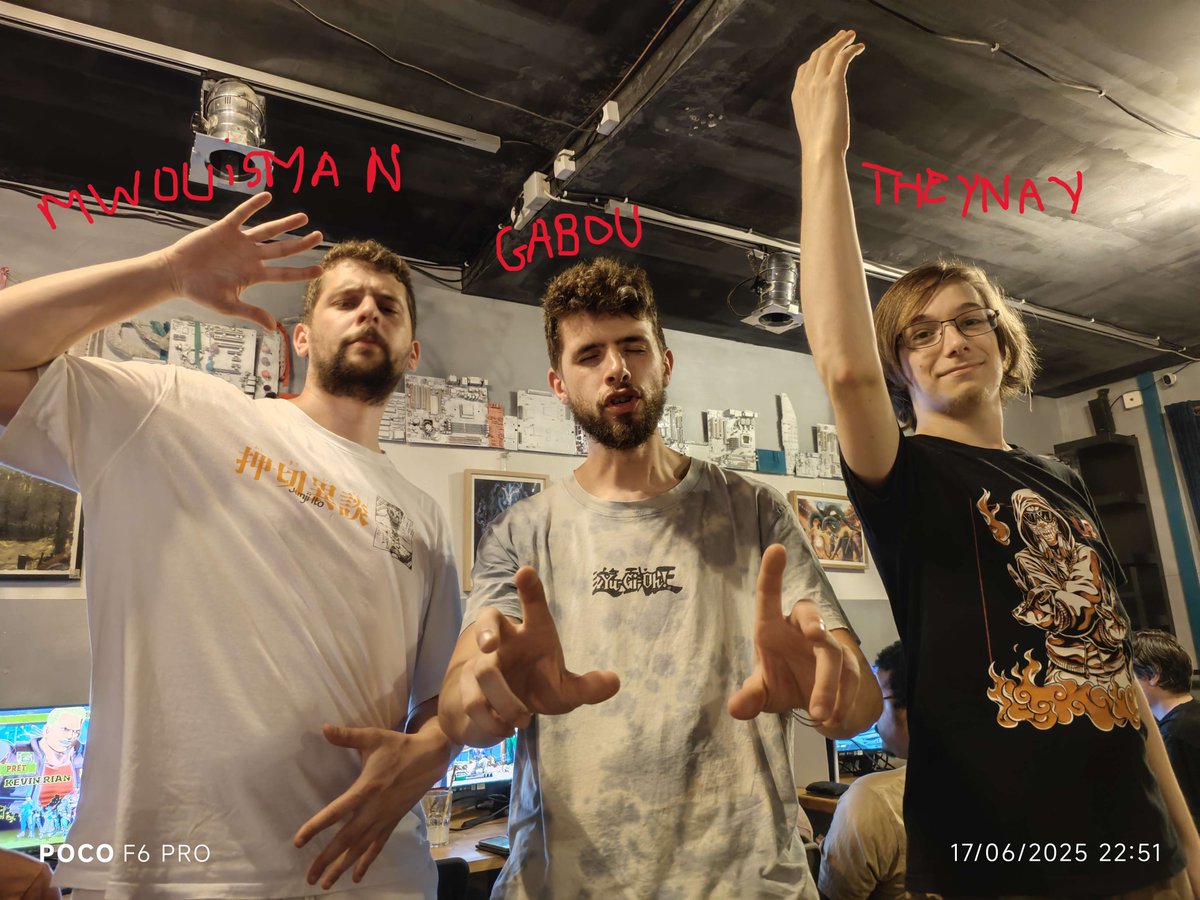 Beat by 44 (@beatby44) on Twitter photo Bravo à <a href="/GabrielGuellaz/">GABOU !!!</a> qui remporte le tournoi Fatal Fury #CotW de Juin 2025 au <a href="/GameOver_nantes/">Game Over</a> qui a eu lieu le mardi 17 Juin 🫡
🥇 <a href="/GabrielGuellaz/">GABOU !!!</a>
🥈 <a href="/mwouisman/">Jean Paul Mwouisman</a>
🥉 <a href="/TheyNay_/">RQM | TheyNay</a>
🏅 PopHip
🏅 <a href="/JBLCillu/">JBLC</a>
🏅 <a href="/Rykwyem/">Rykwyem | 🧟♀️</a>
GGs à tous les participants 💪 Bravo à <a href="/GabrielGuellaz/">GABOU !!!</a> qui remporte le tournoi Fatal Fury #CotW de Juin 2025 au <a href="/GameOver_nantes/">Game Over</a> qui a eu lieu le mardi 17 Juin 🫡
🥇 <a href="/GabrielGuellaz/">GABOU !!!</a>
🥈 <a href="/mwouisman/">Jean Paul Mwouisman</a>
🥉 <a href="/TheyNay_/">RQM | TheyNay</a>
🏅 PopHip
🏅 <a href="/JBLCillu/">JBLC</a>
🏅 <a href="/Rykwyem/">Rykwyem | 🧟♀️</a>
GGs à tous les participants 💪