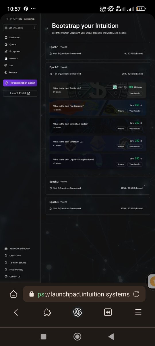 I've been building my trust on <a href="/0xIntuition/">Intuition 👁️</a> and on seeing what they're building I'm nothing but impressed 

Building an AI tool with human trusts to execute actions on-chain 

Just hop onboard and build your trust 

<a href="/genome_protocol/">Genome</a>