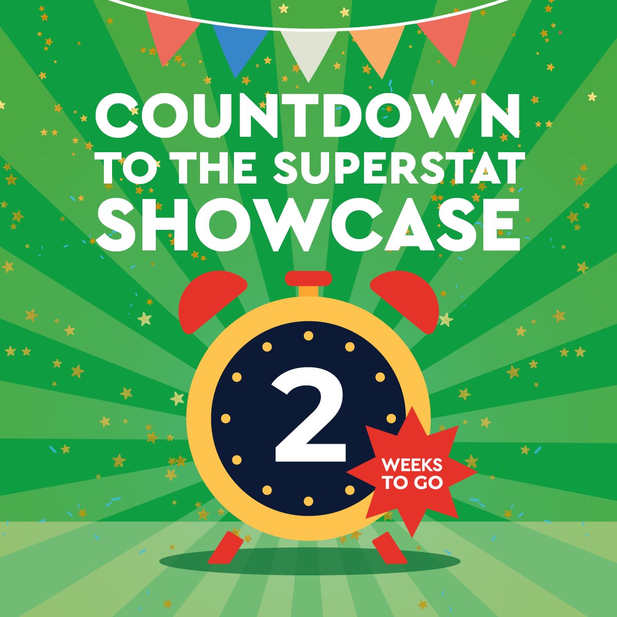 The countdown to the Superstat Showcase has begun– there's only 2 weeks to go! It's a sellout event with 40 suppliers and 80 delegates booked in and we can't wait to see you there!
