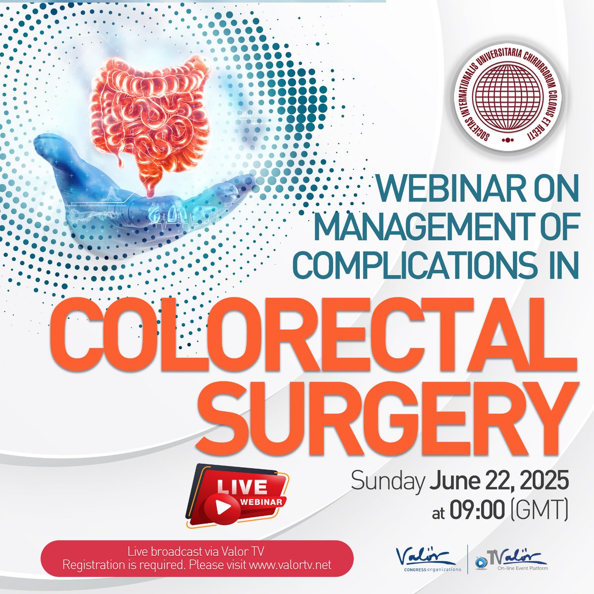 ISUCRS1's tweet image. 📢 Don’t miss the ISUCRS Webinar on Complications in Colorectal Surgery
📅 June 22, 2025 | 🕘 09:00 GMT
Experts from Lithuania share insights on anastomotic leaks, stoma care &amp;amp; more!
Register now: share.google/lvCgbodnUkJS69…
#ISUCRS #ColorectalSurgery #SurgicalEducation #MedTwitter