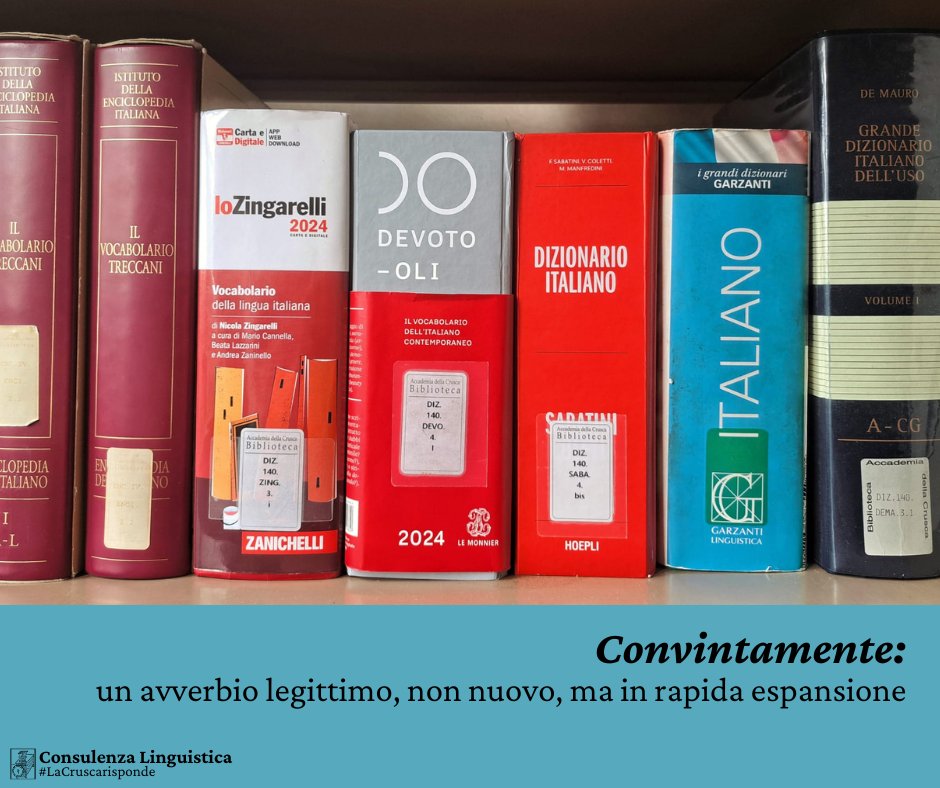 Ilaria Bonomi ci parla dell'avverbio "convintamente" '‘con convinzione’: bit.ly/convintamente_…