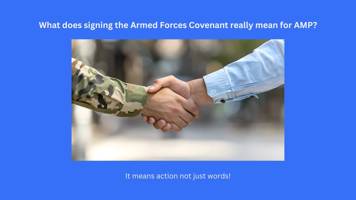 AMP_CleanEnergy's tweet image. What does signing the Armed Forces Covenant really mean for AMP?
We’re proud to stand with those who serve and committed to making a real difference.
Learn more about the pledge here: 
armedforcescovenant.gov.uk/about-the-cove…
#ArmedForcesCovenant #ForcesFriendlyEmployer