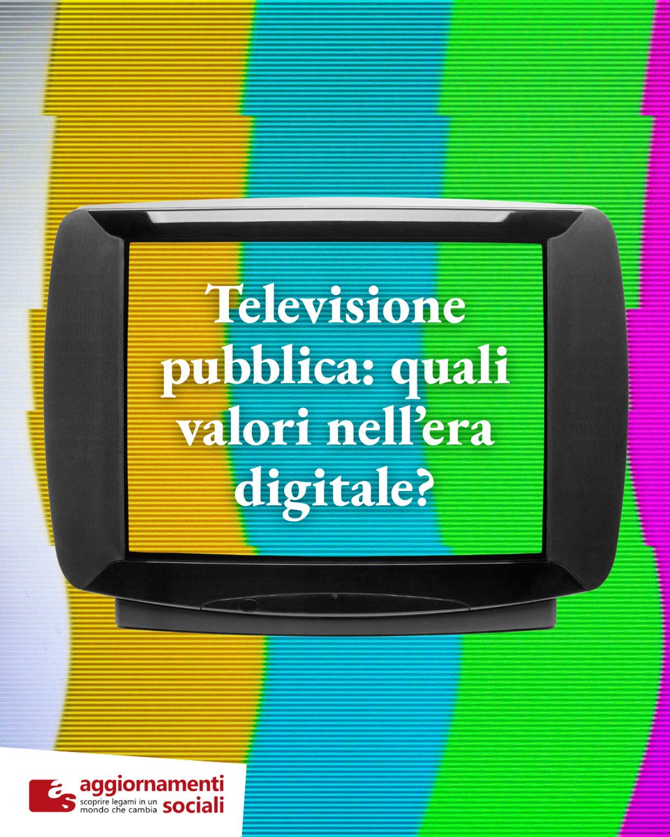 📺Il servizio pubblico radiotelevisivo, nel nostro Paese e in Europa, si trova di fronte a sfide importanti: come ripensarsi in  un ecosistema mediatico radicalmente mutato?

👉Leggi il contributo di Paolo Carelli e Antonio Nucci: aggiornamentisociali.it/articoli/telev…