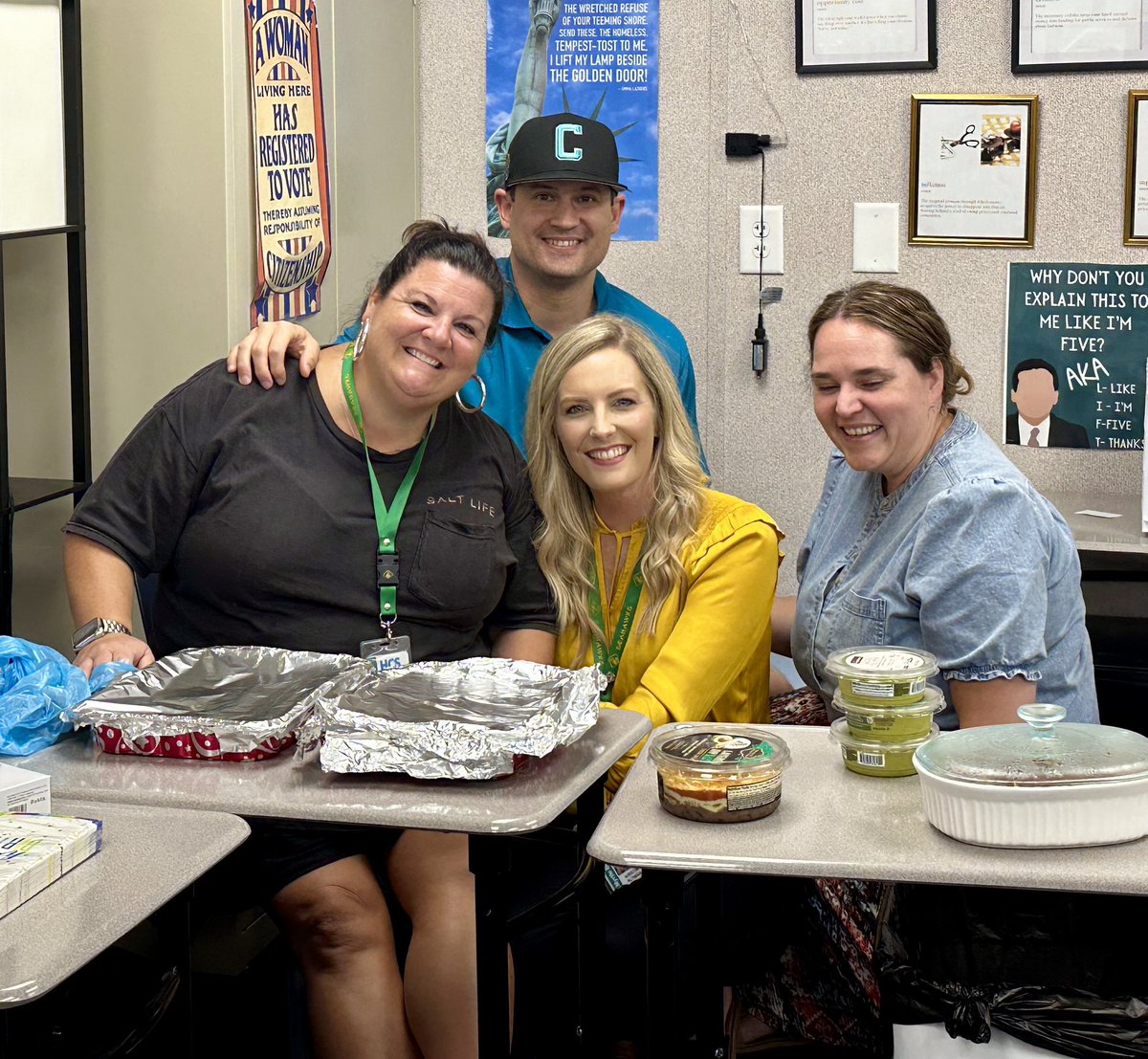 My birthday was extra sweet with a wonderful surprise from my Seahawk family! Work is a great place to be when your colleagues’ hearts are made of gold! So grateful for this incredible group of humans. 💚💛

#edleadership #principal #highschoolprincipal #teacherlife #leadership