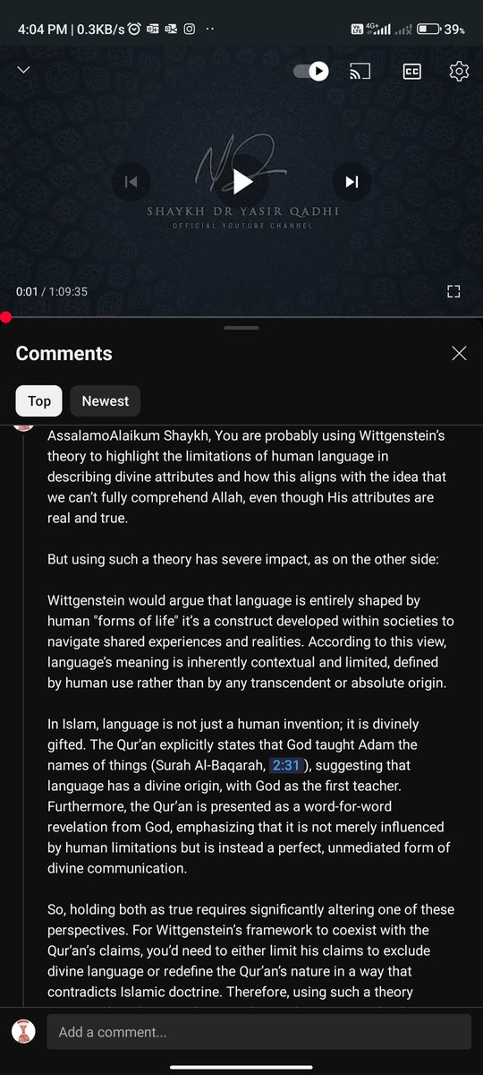 muz7u's tweet photo. @Aasimifte @YasirQadhi I wrote a criticism on this a few months ago... https://t.co/7Yh8tfSfLl