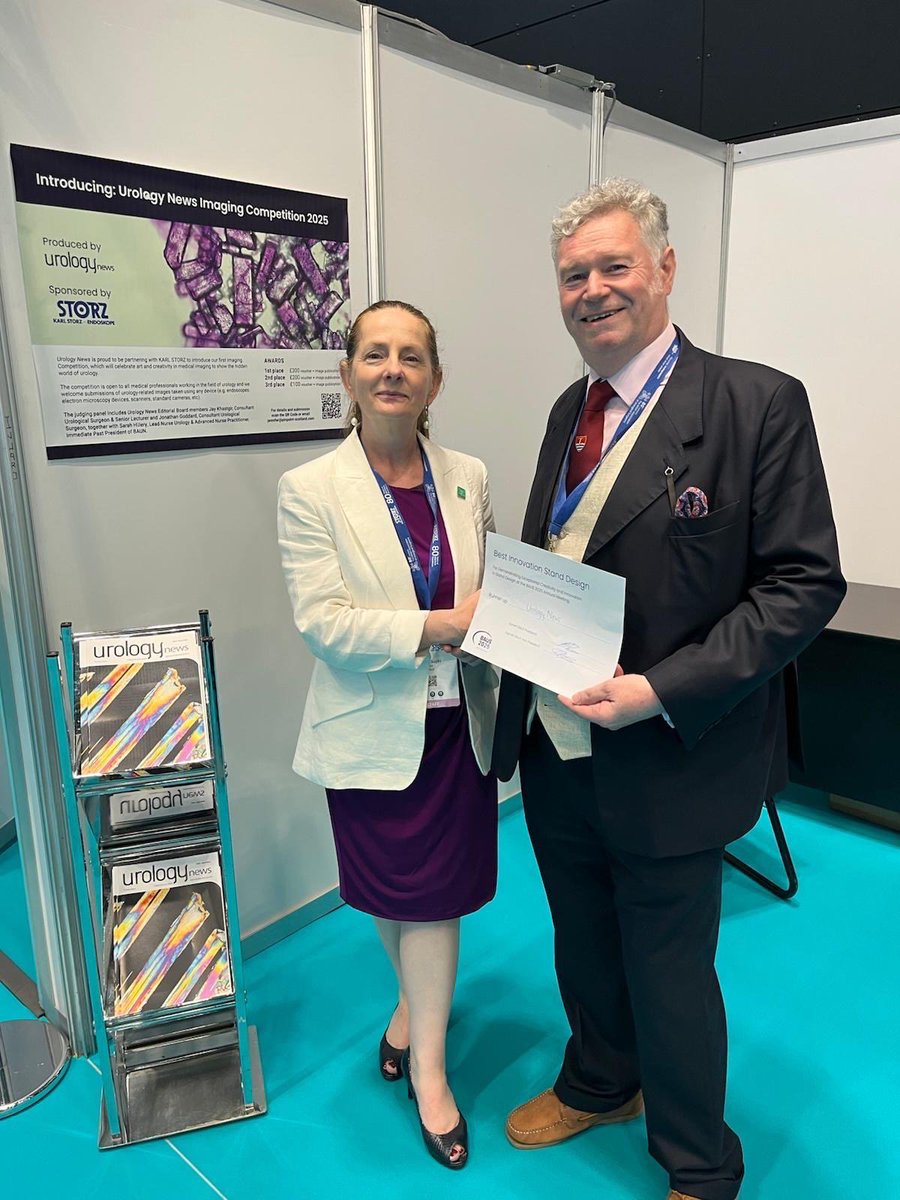 Happy to share that our team, alongside our Section Editor Jonathan Goddard, has won the Best Innovation Stand Design award at BAUS 2025! Huge congratulations to everyone involved. Well done, team!🎉