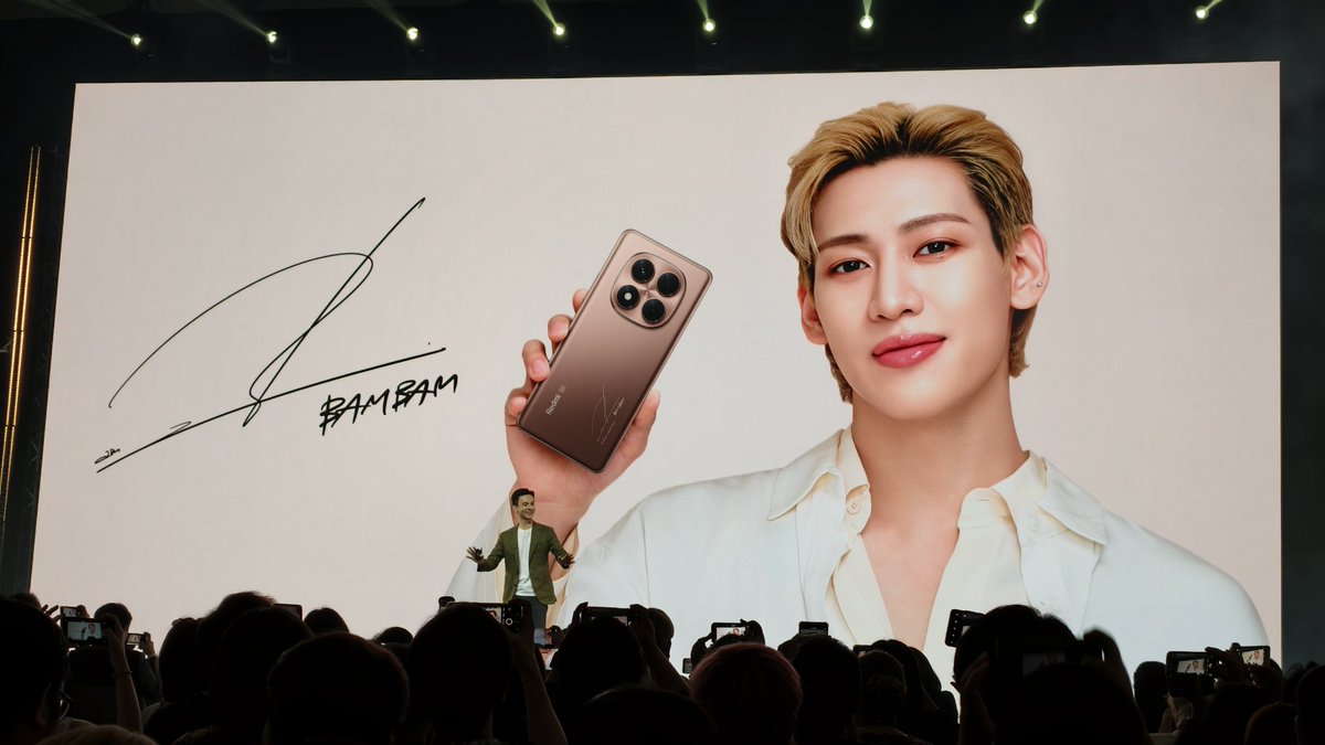 TECHMX_NET's tweet image. ไฮไลท์ของ #XiaomiSEAlaunchEvent กับ สมาร์ทโฟนสีใหม่ Sand Gold ในรุ่น #RedmiNote14 และ 
#RedmiNote14Pro5GBamBamLimitedEdition 

 #Xiaomi #Mijia #BamBam