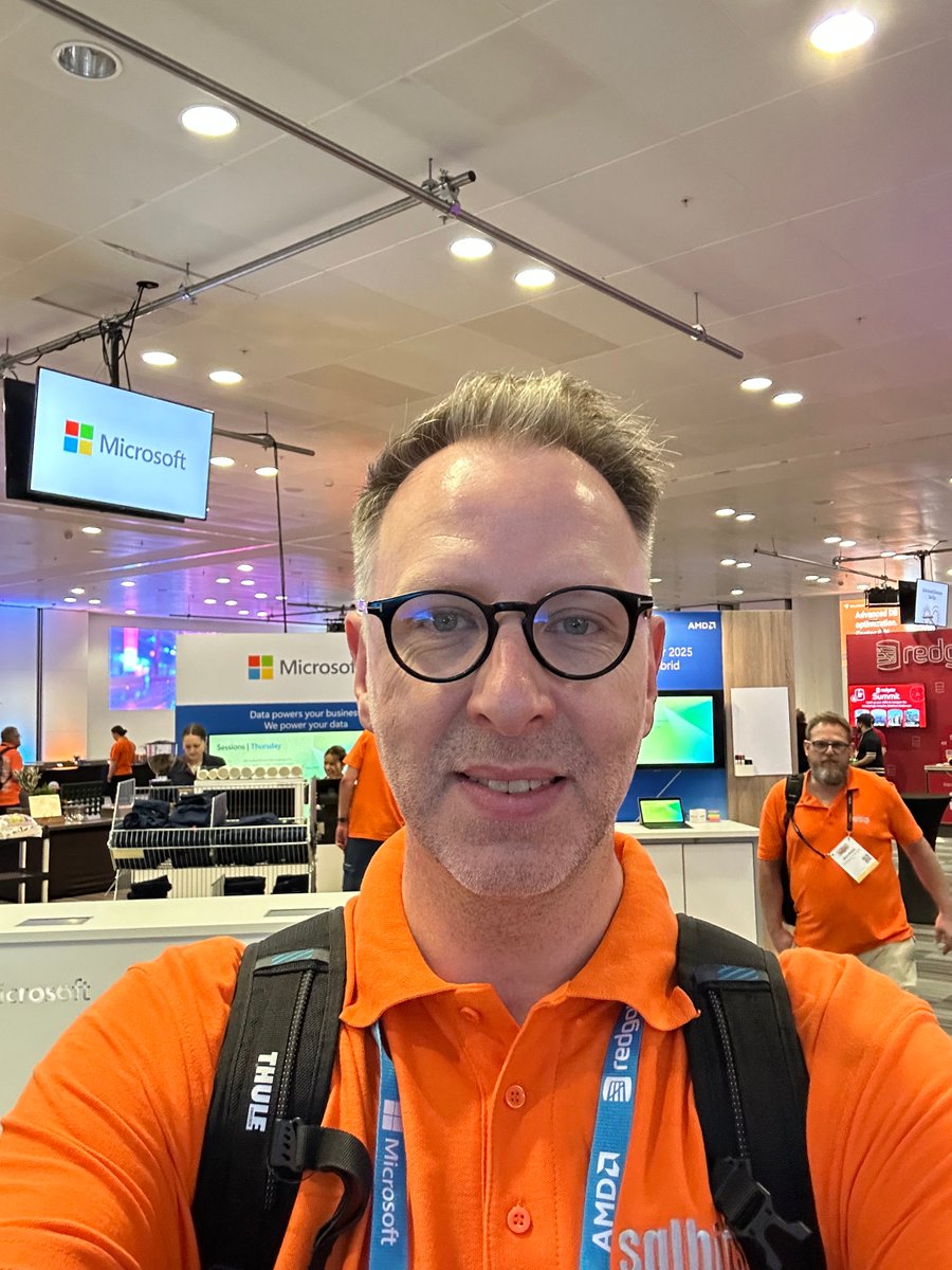 Lee’s made his <a href="/SQLBits/">SQLBits</a> helper debut today and yep, we're officially his biggest fans! If you’re at the event, don’t be shy, go and say hi (ah, we’re poets and we didn’t even know it!) 🤝🤩 

#SQLBits2025 #CloudRede #SQLCommunity