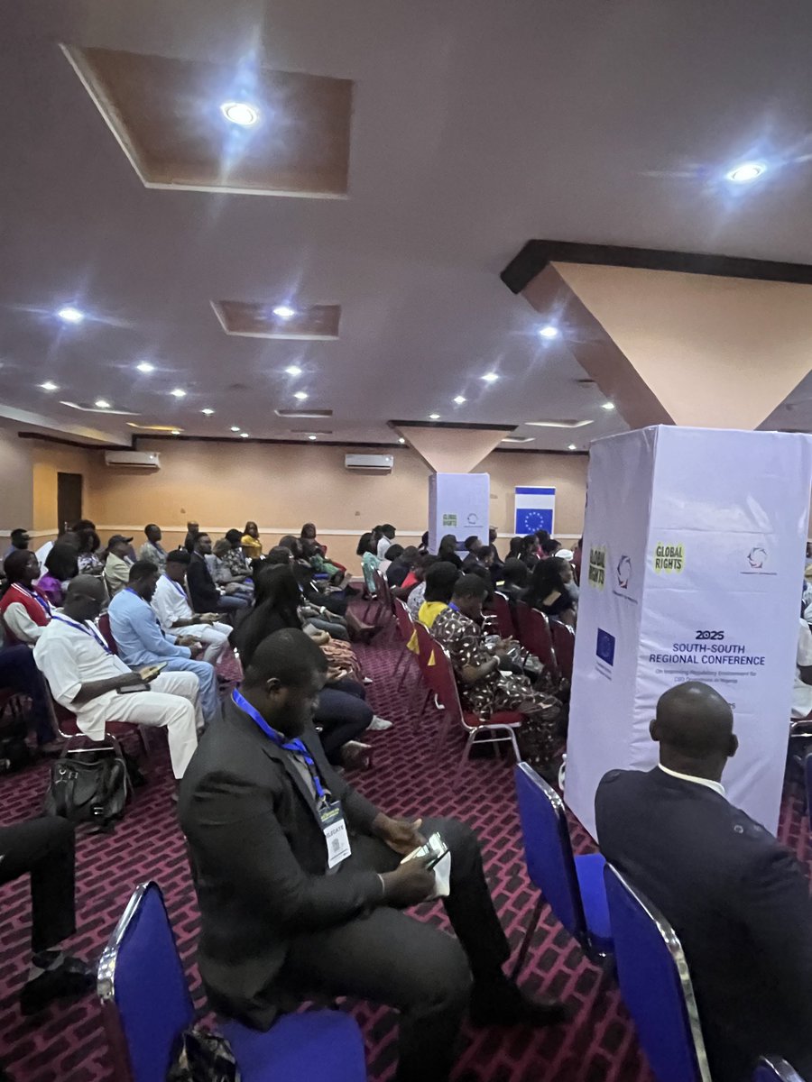 benolugbuo's tweet image. We are here in #Uyo, #Akwa #Ibom State for the South-South Regional Conference on Improving #Regulatory #Environment for #CSOs in #Nigeria implemented by @Globalrightsng with support from @EUinNigeria #SouthSouthRegionalConference2025 #SSRC2025 #CivicSpace