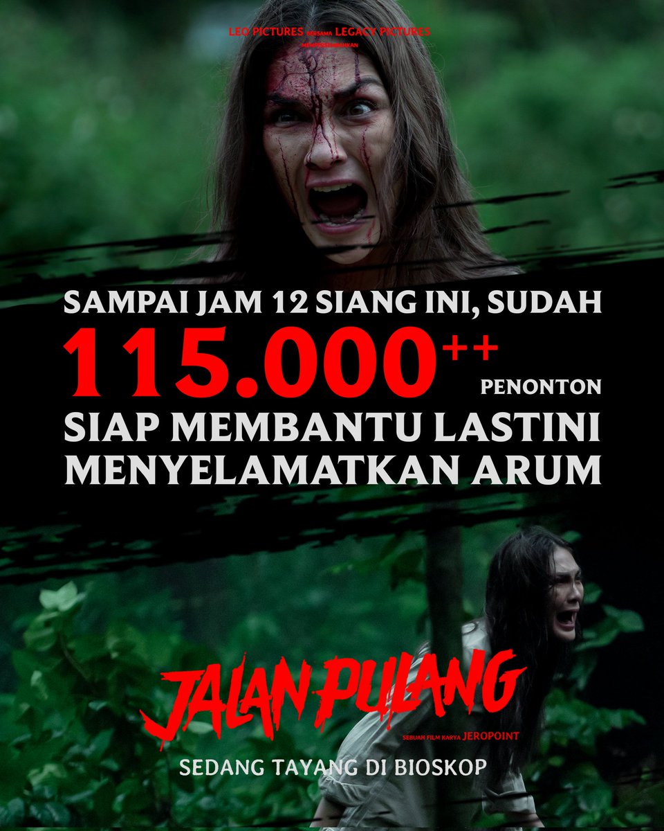 Baru juga tayang udah serame ini? Kalian udah ngamanin tiket belom? Buruan deh!! Greget!!!!

#FilmJalanPulang #jalanpulang