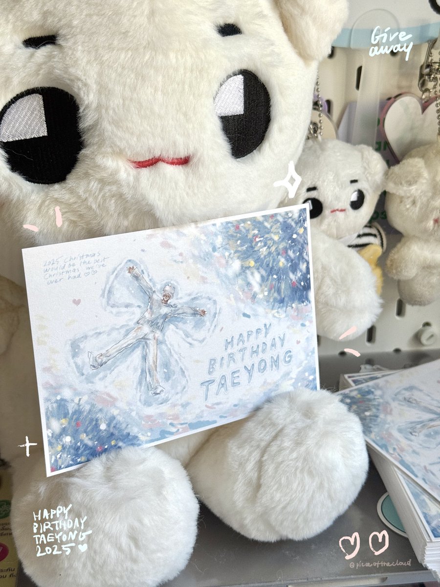 Giveaway 🩵
Happy birthday Taeyong postcard 
 
Date : 28 June 2025
::* #Taeyongwonderland (round 3)