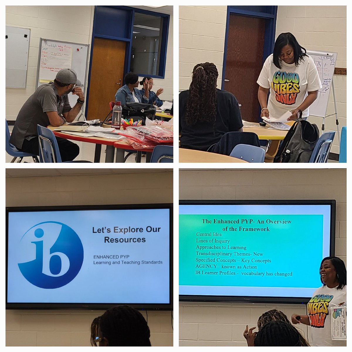 JoslinGumbs's tweet photo. 🐬Day 3 of APRES Avenger Summer Planning is COMPLETE!😊
APRES educators dove into IB expectations, best practices, and discussed ways to empower students through inquiry, reflection, and global thinking. They deepened their inquiry mindset &amp; focused on ACTION for 2025-26! Go🐬's! https://t.co/MBXUinPvzA
