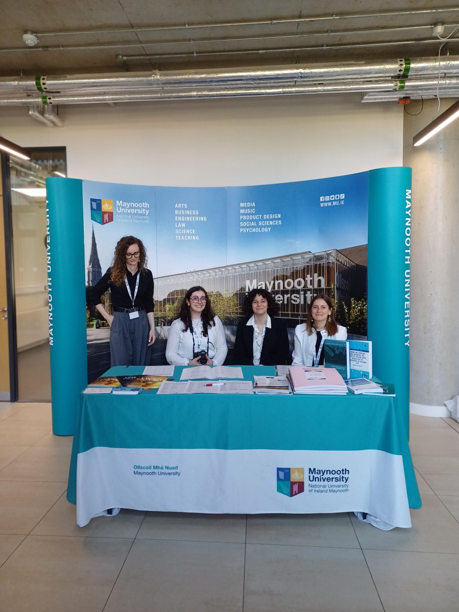 DancingErc's tweet image. Registration desk for the #DancingFinalConference featuring some of the DANCING team: Iryna Tekuchova, Elodie Makhoul, Alessia Palladino and Léa Urzel Francil.

@MaynoothLaw 
@ALL_Institute