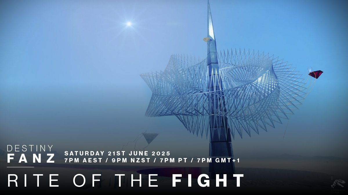 Israfel (@itzisrafel) on Twitter photo 🔥Tune in this Saturday at 7pm AEST to watch myself and my <a href="/DestinyGameANZ/">Destiny 2 ANZ</a> team compete in the Rite of the Fight activity.
🦘Five teams of creators from each region will attempt to complete the Rite of the Nine Dungeons as fast as possible.
twitch.tv/itzisrafel 🔥Tune in this Saturday at 7pm AEST to watch myself and my <a href="/DestinyGameANZ/">Destiny 2 ANZ</a> team compete in the Rite of the Fight activity.
🦘Five teams of creators from each region will attempt to complete the Rite of the Nine Dungeons as fast as possible.
twitch.tv/itzisrafel
