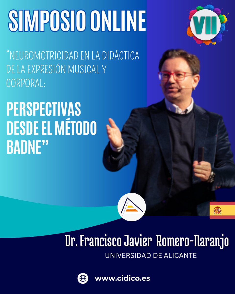 cidico's tweet photo. En el #VIICIDICO nos complace contar con la participación del Dr. Francisco Javier Romero-Naranjo de la Universidad de Alicante.
Podrás verlo de manera online 💻desde tu Zona Congreso ¿Te lo vas a perder?
Participa en el #VIICIDICO: 👉https://t.co/o6su4h3y6e
#simposio #CIDICO https://t.co/QBKLQNbAl3