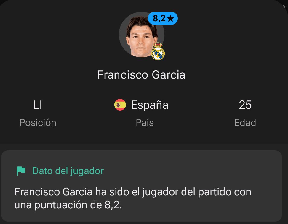 Hay gente que analiza futbolistas en base a puntuaciones de estas apps, a esos hay que señalarlos públicamente