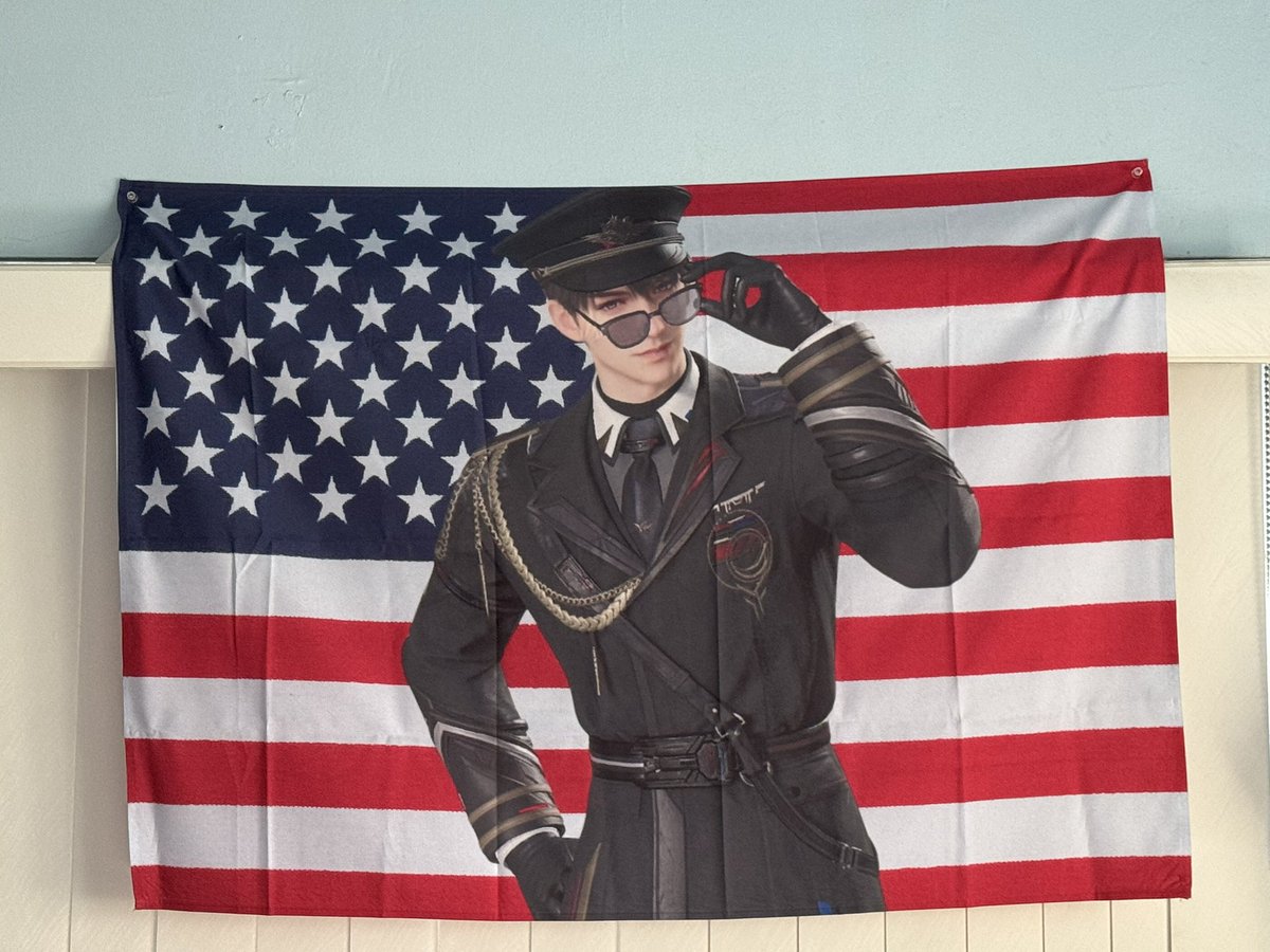 cutieb33s's tweet image. earlier today my grandpa visited my house and he came into my room, saw my caleb flag and said, “oh is that the singer… those bts guys” 😭