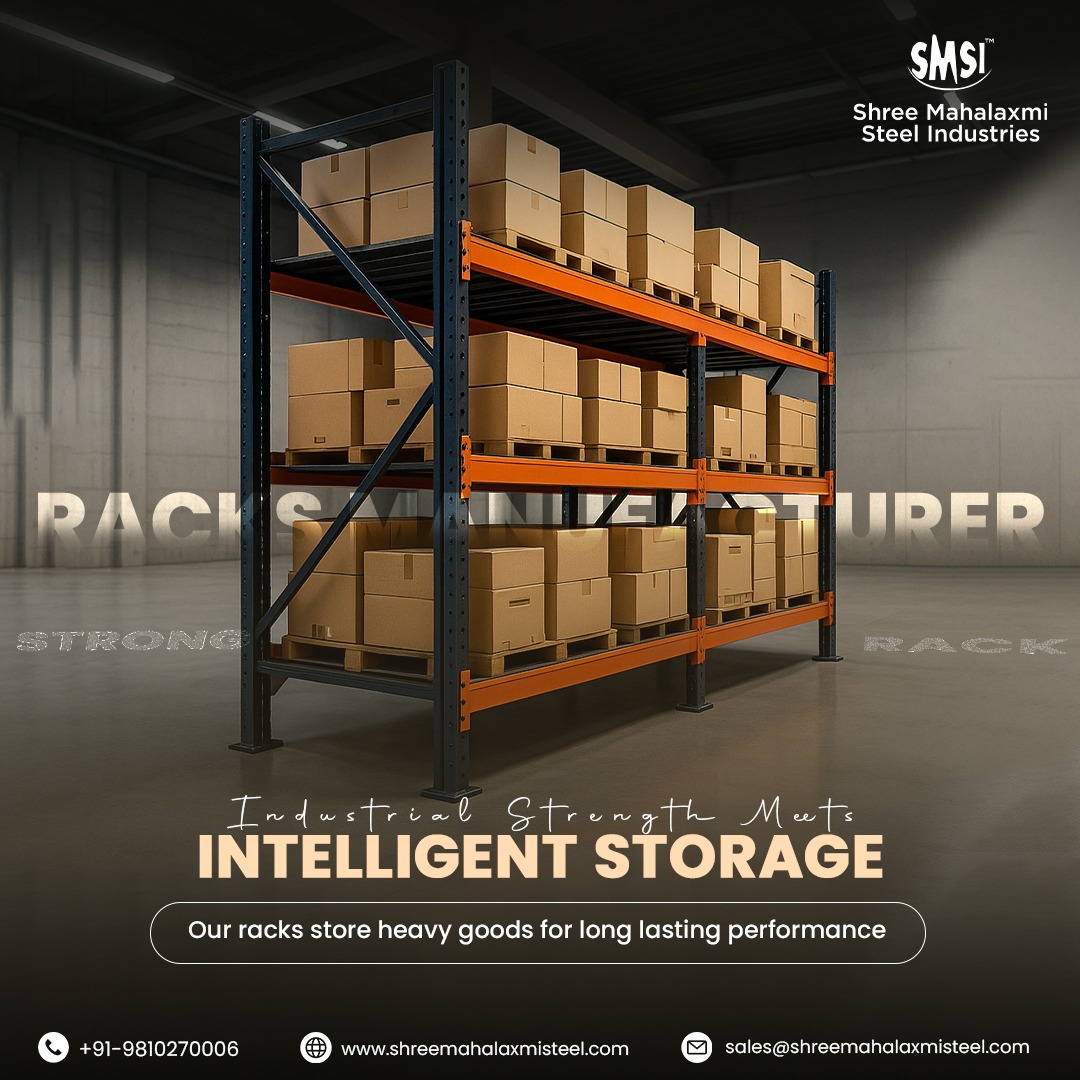 mahalaxmisteel's tweet image. Upgrade your space with Shree Mahalaxmi Steel Industries&apos; intelligent storage solutions📦 Smart, strong &amp;amp; space-saving racks for every need! 🏗️

📲 +91 9810466777 | +91 9810270006
🌐 shreemahalaxmisteel.com
📧 sales@shreemahalaxmisteel.com

#IntelligentStorage #SteelSolutions