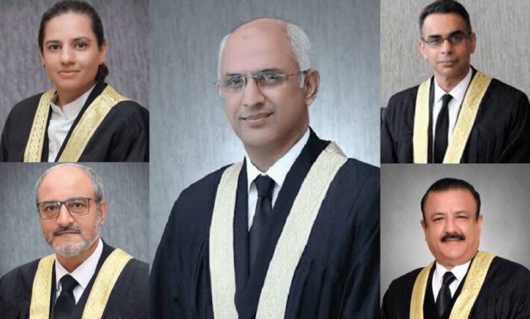 یہ پانچ ججز نہیں، پانچ چراغ ہیں جو اندھیرے میں روشنی بنے ہوئے ہیں