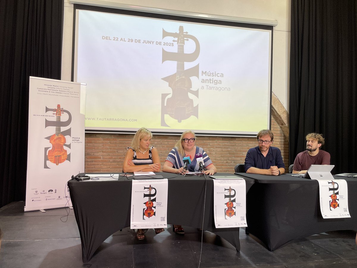 Tarragona Cultura (@tgncultura) on Twitter photo 🗣️ La consellera de <a href="/TGNcultura/">Tarragona Cultura</a>, <a href="/Sandra_Ramos77/">Sandra Ramos</a>, ha destacat que "Des del <a href="/TGNAjuntament/">Ajuntament de Tarragona</a> donem tot el nostre suport un cop més a una aposta per acostar la música antiga a la contemporaneïtat que ens permet gaudir alhora que entendre altres aspectes intrínsecs del temps en què es 🗣️ La consellera de <a href="/TGNcultura/">Tarragona Cultura</a>, <a href="/Sandra_Ramos77/">Sandra Ramos</a>, ha destacat que "Des del <a href="/TGNAjuntament/">Ajuntament de Tarragona</a> donem tot el nostre suport un cop més a una aposta per acostar la música antiga a la contemporaneïtat que ens permet gaudir alhora que entendre altres aspectes intrínsecs del temps en què es