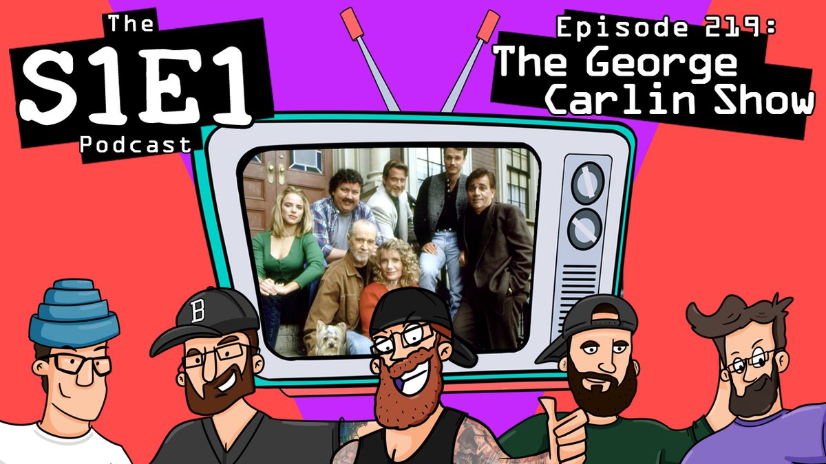 New Episode Alert!
The George Carlin Show is a sitcom that aired on #Fox from 1994-1995.  The show centers around George O'Grady, a curmudgeonly New York City cab driver in his 50s who hangs out at a neighborhood bar.

S1E1Pod.com

#S1E1 #Podcast #georgecarlin #NYC