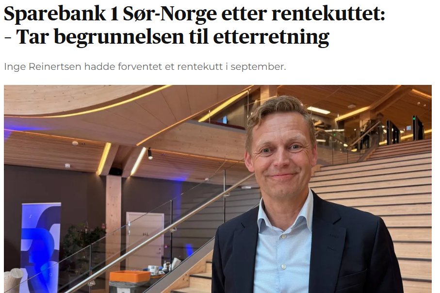 Kjempedårlig av bankene - de setter ned rentene - men utsetter rentesenkingen til 24 August for eksisterende kunder men umiddelbart for nye.    Det er helt urimelig - dersom banken din ikke setter ned renten for deg umiddelbart så bør du bytte nå.