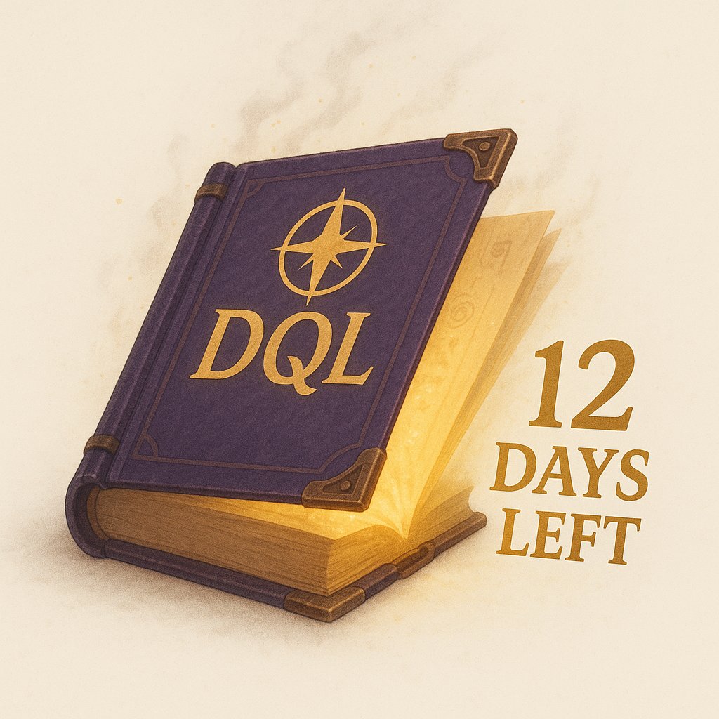 Cryptace1030's tweet photo. πβ¨ The DQL Platform is closing its book in 12 days...
Unlock the knowledge. Seize the power.
The countdown has begun. β³
https://t.co/RgQbt4vFmB
#DQLplatform #12DaysLeft #LastChance @Sidrachain
@Fawadxpress https://t.co/6FYUrXzh8F