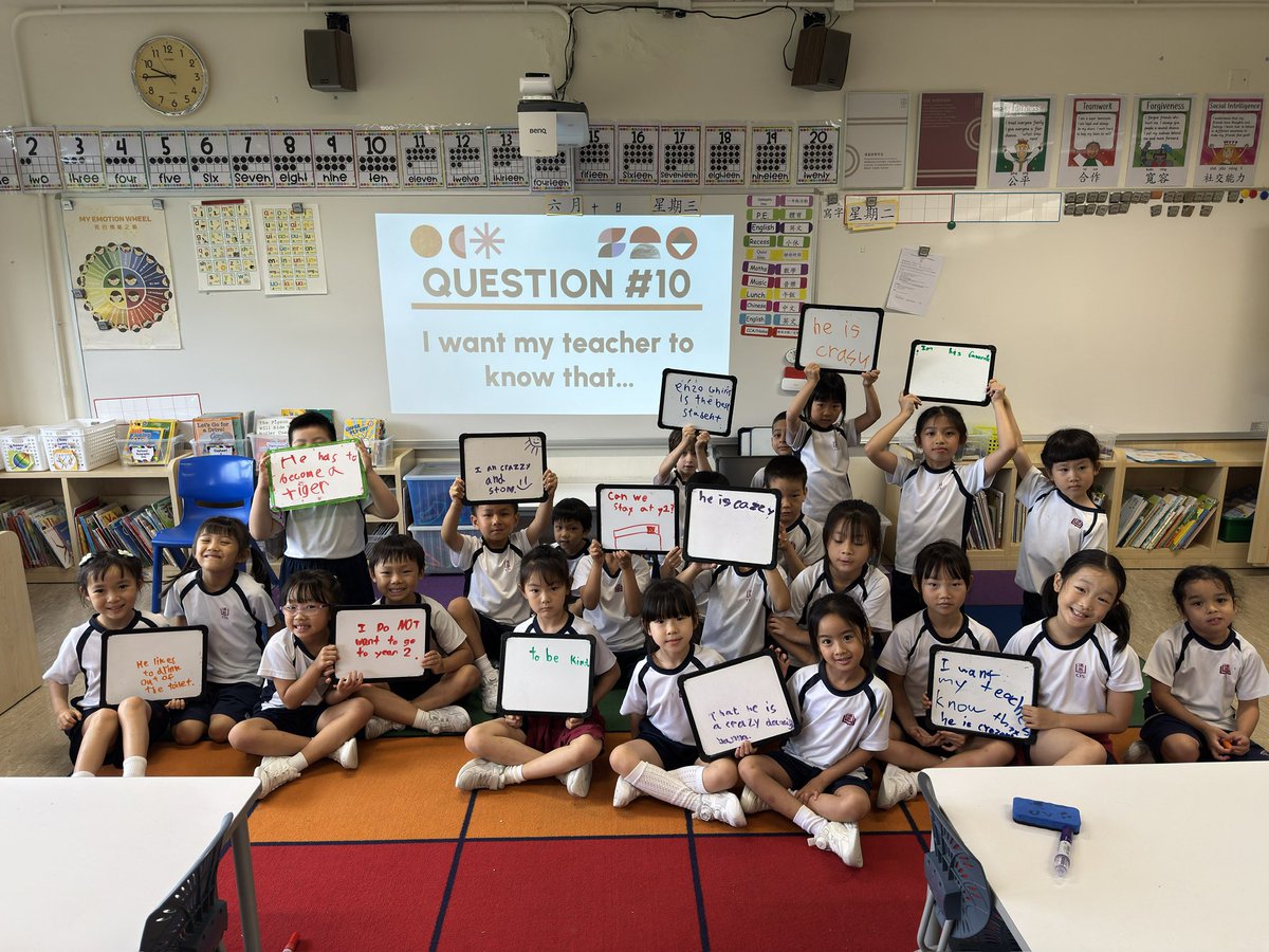 A fun end of the year activity that would make any teacher laugh! I’m going to miss this class! #cishk #year19ofteaching #goodlaughs