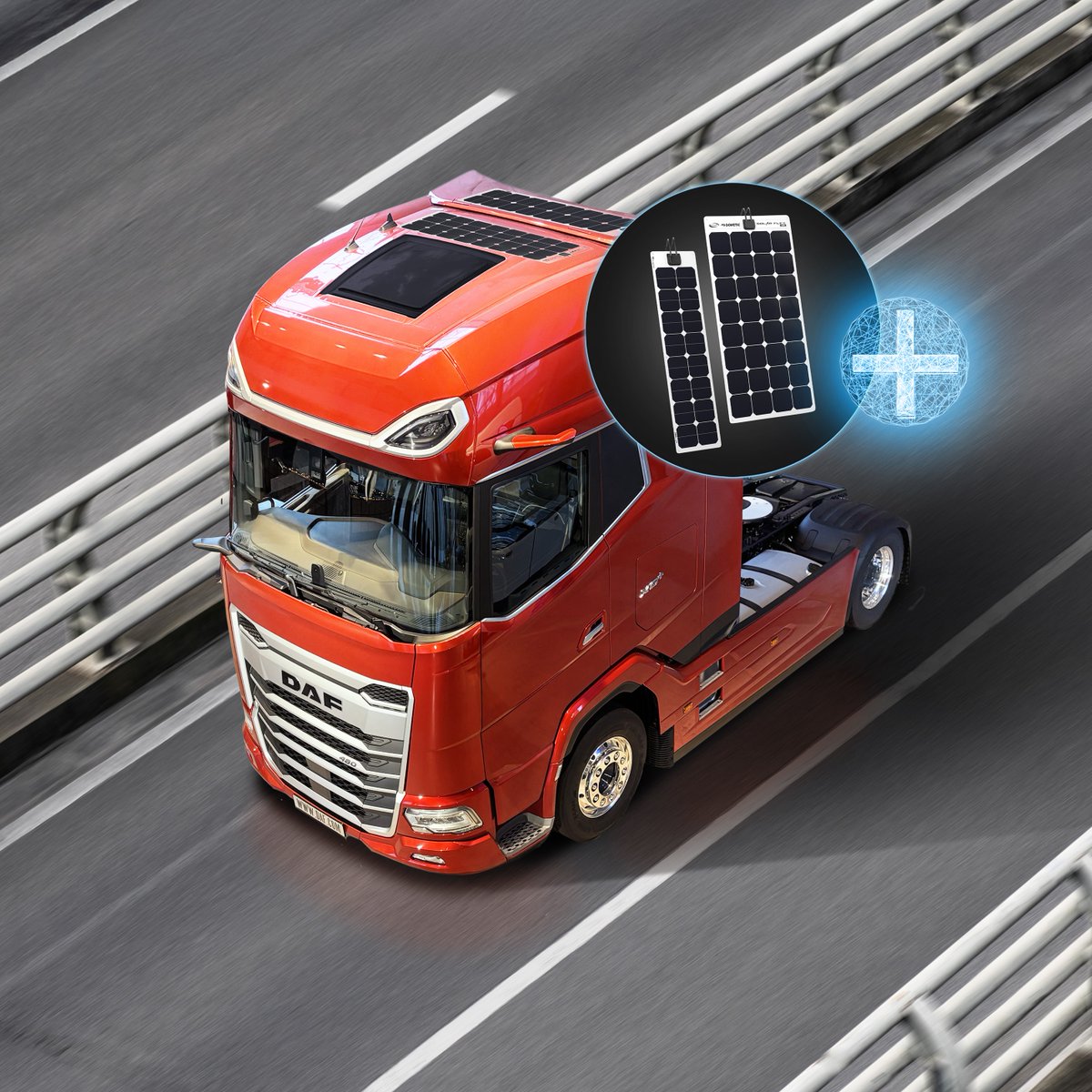 A cleaner solution for idling your engine is solar power and with the sun shining bright this Clean Air Day, it’s an ideal time to fit Go Power! solar panels to the roof of your truck. 🚛☀️

Find out more: daf.com/en/news-and-me… 

#CleanAirDay #DAFPartsUK #SolarPower