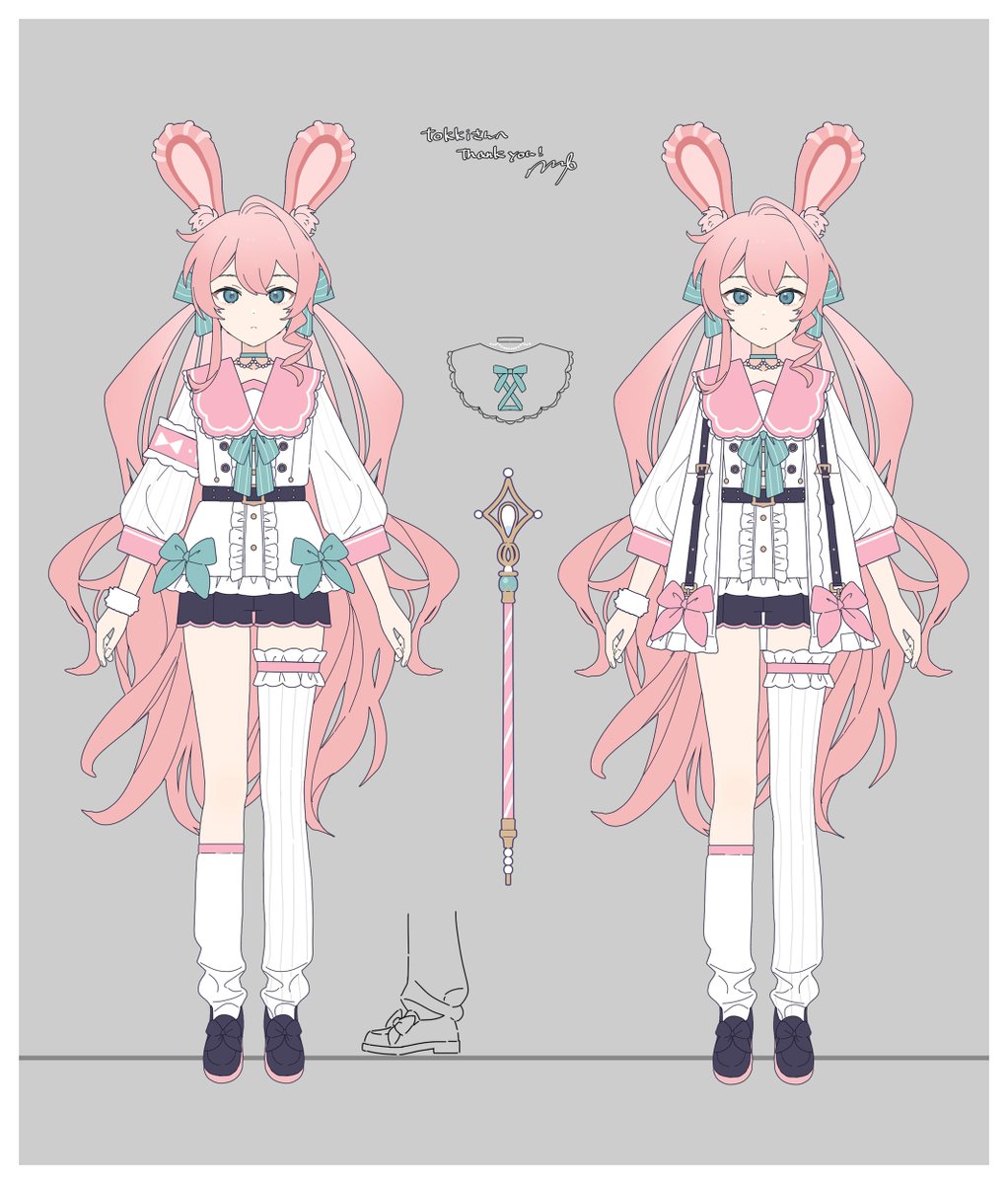 tokkipain's tweet image. 🫧🐚 Heyoooo everywan! ₍ᐢ. ̫.ᐢ₎
My name is Tokki~! I am a sailor sea bunny who likes sweets, plushies, and art. I love playing cozy games— I mean, horror games are cozy... right?
《 ⇣ links and credits below ⇣ 》