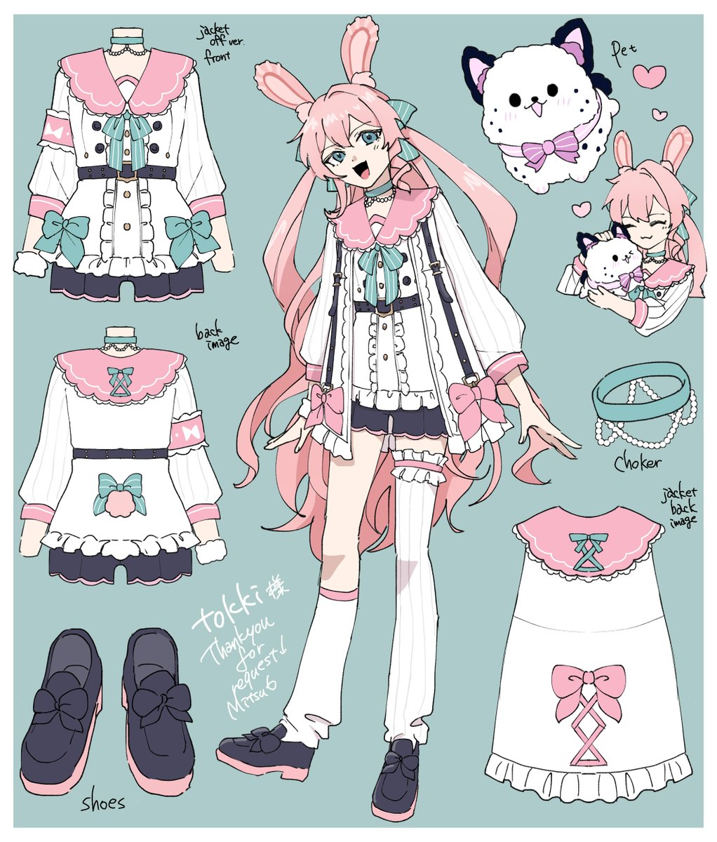 tokkipain's tweet image. 🫧🐚 Heyoooo everywan! ₍ᐢ. ̫.ᐢ₎
My name is Tokki~! I am a sailor sea bunny who likes sweets, plushies, and art. I love playing cozy games— I mean, horror games are cozy... right?
《 ⇣ links and credits below ⇣ 》