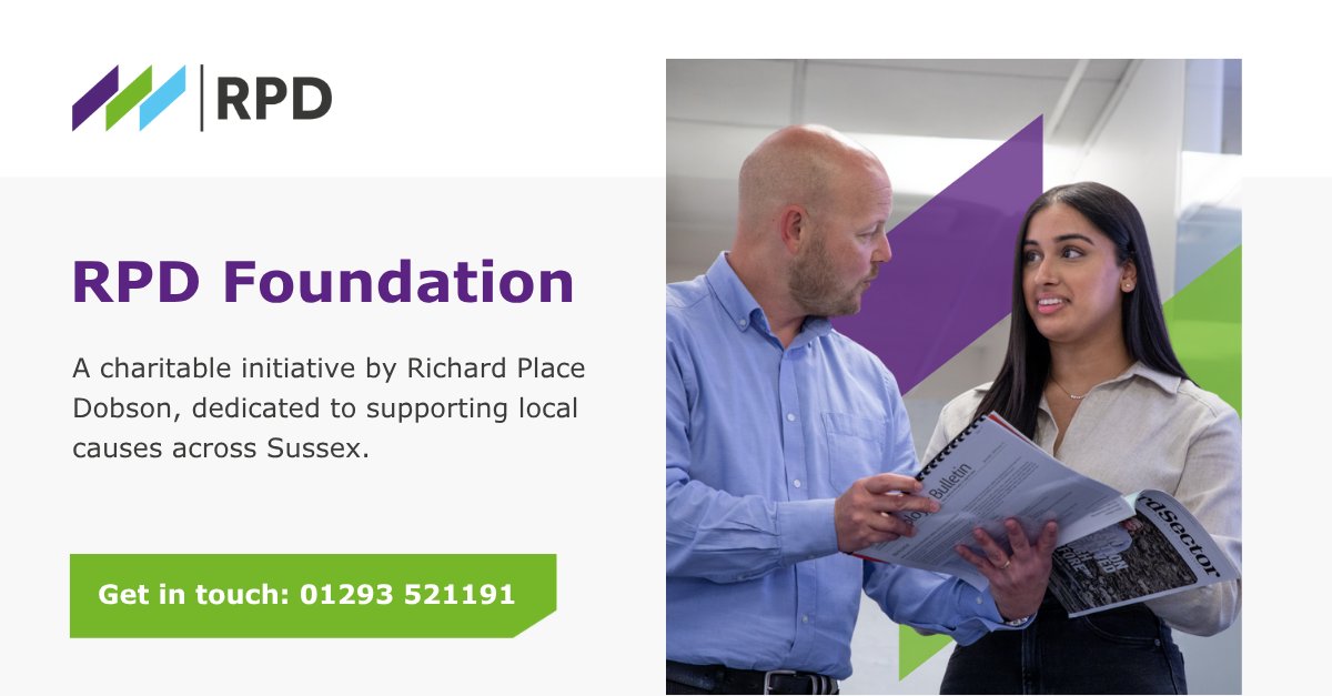 Giving back is part of who we are. We’re proud to support local initiatives across Sussex, from empowering young people and improving financial literacy to promoting mental well-being and inclusive care.

Learn more about the Foundation now!

#RPDFoundation #CommunitySupport