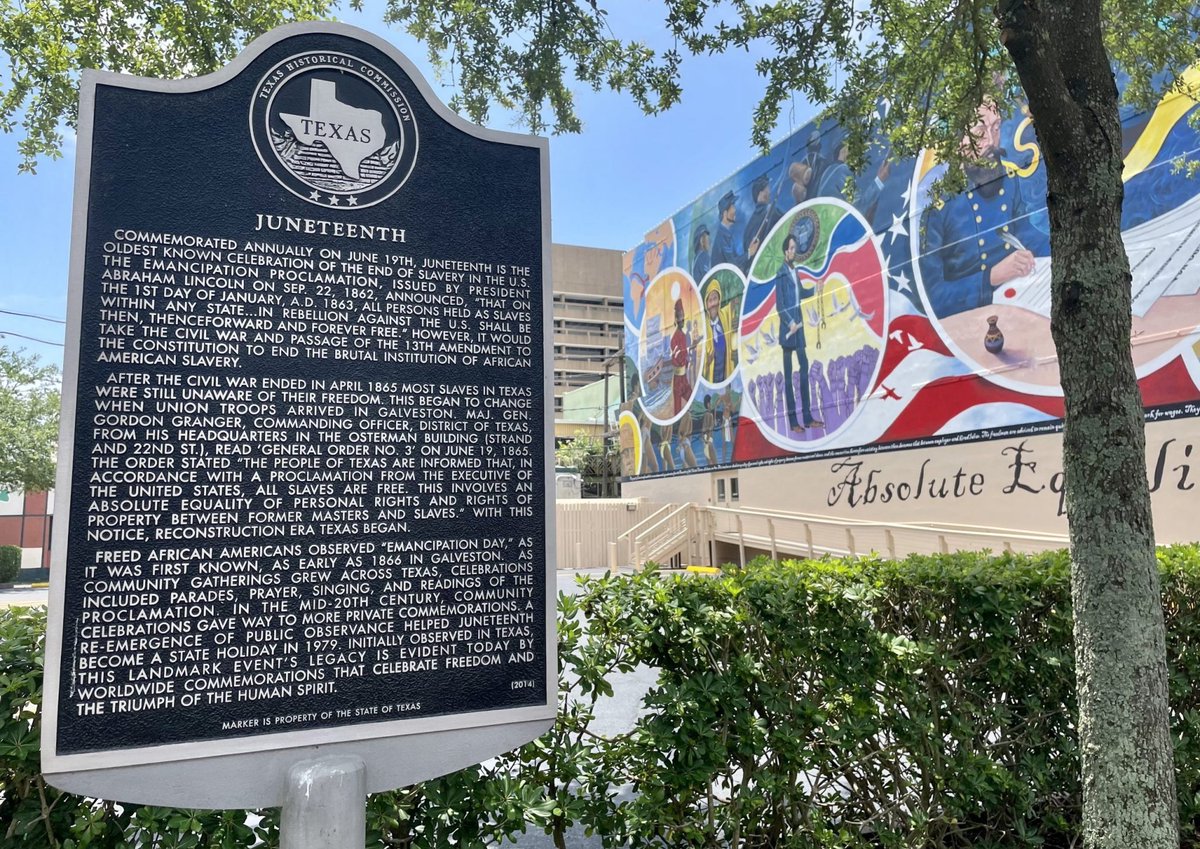 Happy Juneteenth! Today we celebrate this monumental day in Texas history, as well as its enduring significance throughout the United States. Learn more about Juneteenth by visiting history.com/.amp/news/what…

Photo credit: Houston Public Media