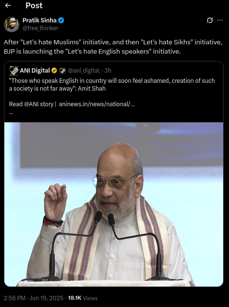 free_thinker's tweet photo. ANI has now deleted the tweet and the story on their website. https://t.co/N2IL1bYqUO