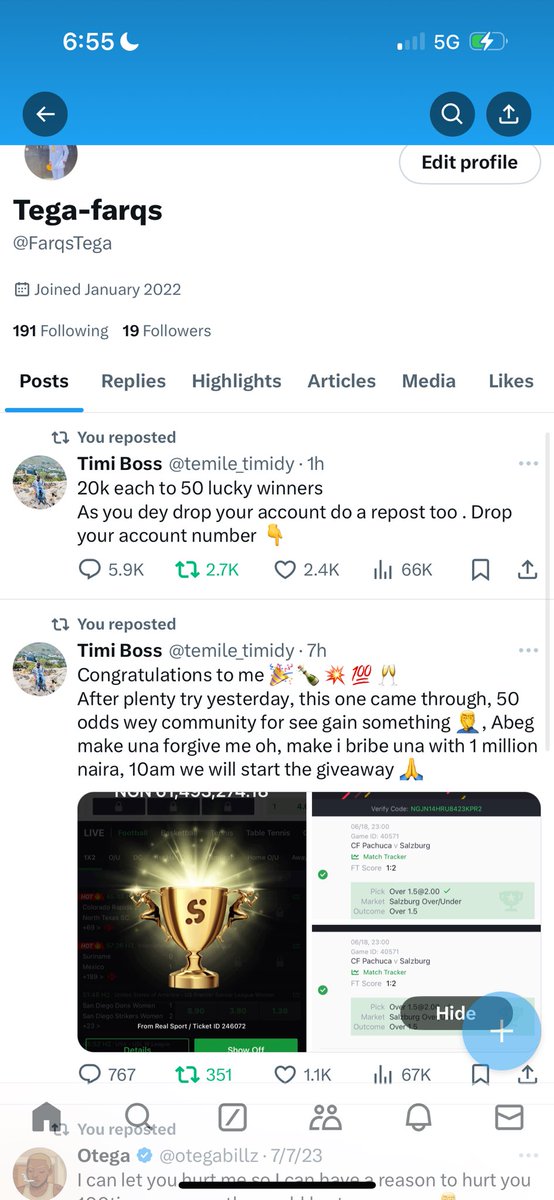 FarqsTega's tweet photo. @temile_timidy Reposted sir and this will really help me today boss. @temile_timidy 
2007426027 Kuda 
Faruq Olasunkanmi 
God bless you boss @temile_timidy https://t.co/jv369NgROI