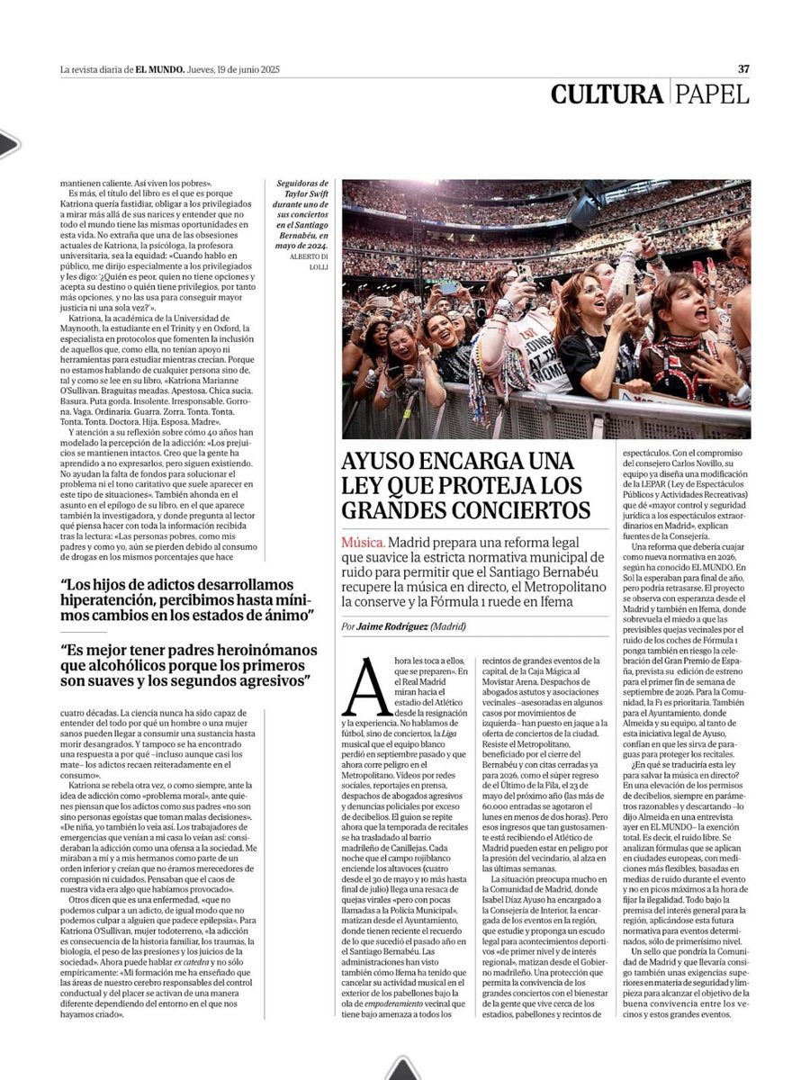 Recalificaciones de terrenos, cambio de leyes para que puedan hacer conciertos...

El PP siempre al rescate de su Real Madrid. Club estado en toda regla.