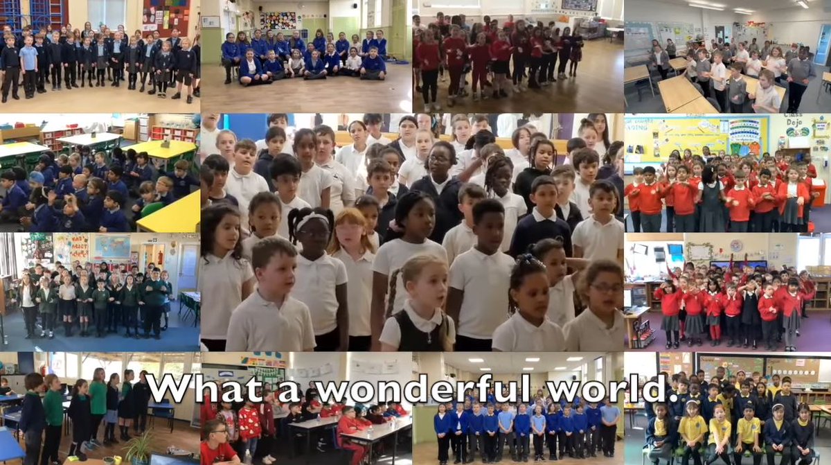 EYFOLNE's tweet image. Watch the compilation video of children and young people from across the North East singing the Festival Song in many languages - What a Wonderful World. Thanks to all 7,464 children who took part from 61 schools and all those who supported the project. expressyourselfne.com/2025/06/19/wat…